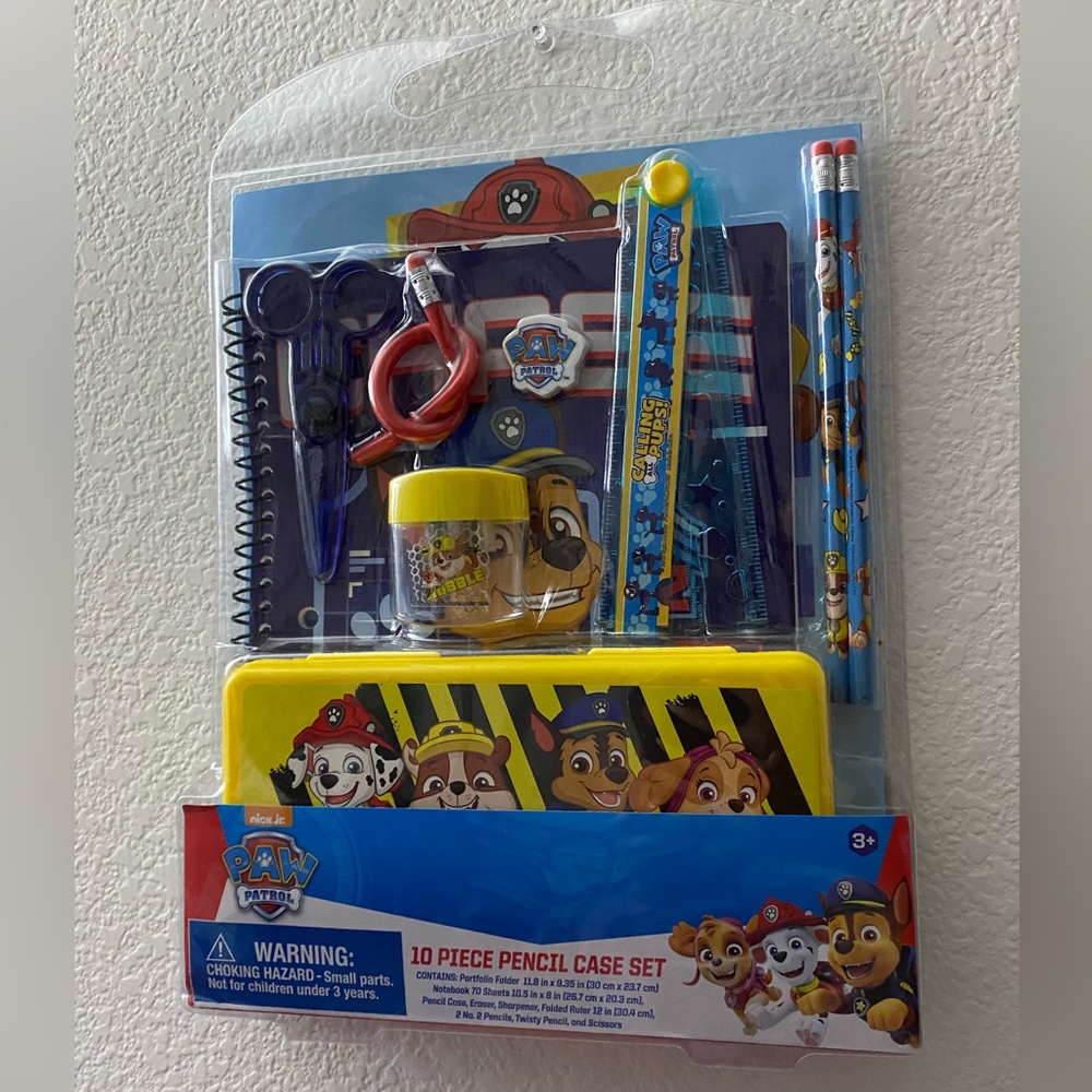 ✏️✂️🐾🛡️Paw Patrol 10 Piece Pencil Case Set